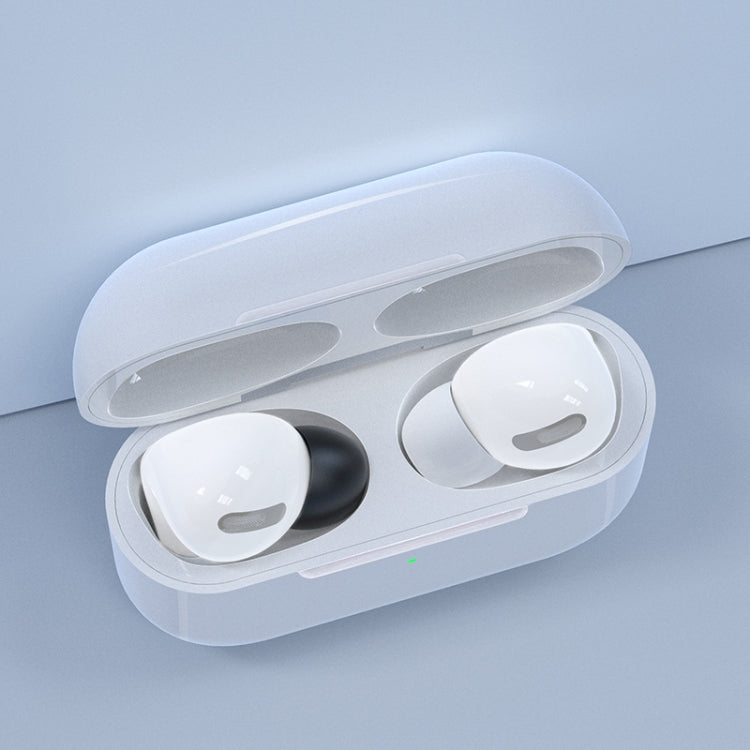 12 個無線耳機可更換記憶泡棉耳塞 適用 AirPods Pro，附收納盒，記憶泡棉灰色