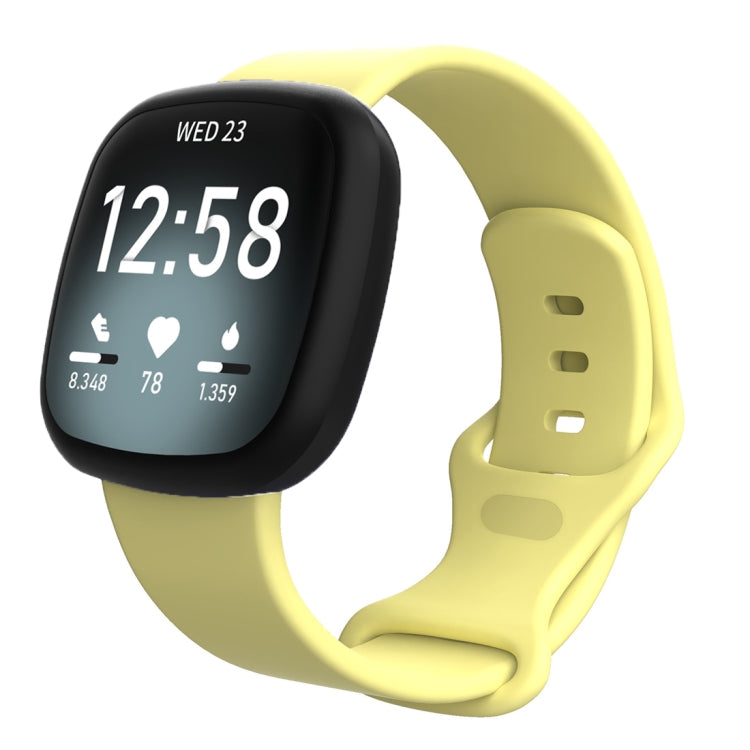 For Fitbit Versa 3 / Sense Silicone Replacement Strap Watchband, Size: L