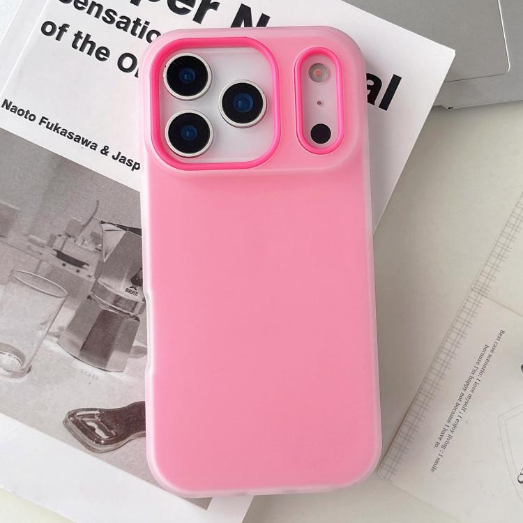 果凍色霧面觸感 PC 混合 TPU 手機殼，適用於 iPhone 17 Pro Max、iPhone 17 Pro、iPhone 17、iPhone Air