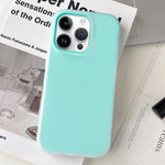 果凍色霧面觸感 PC 混合 TPU 手機殼，適用於 iPhone 12 Pro Max、iPhone 12 Pro、iPhone 11