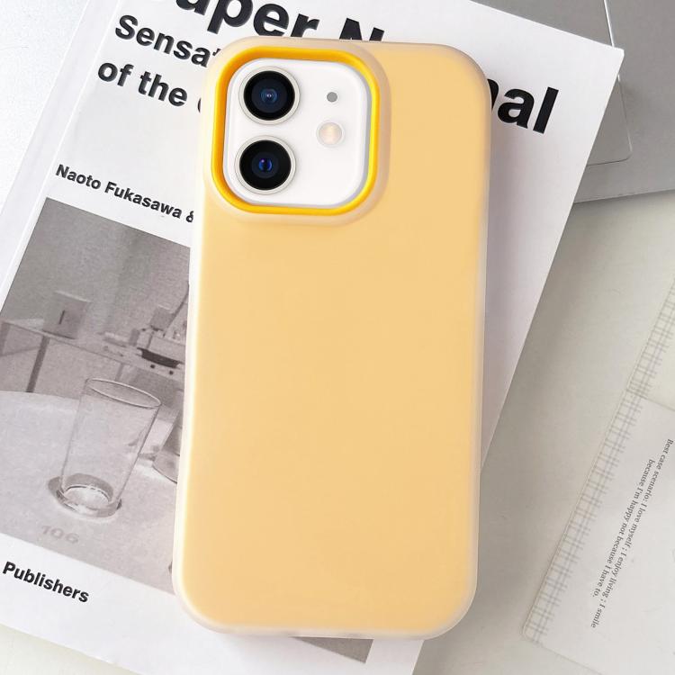 果凍色霧面觸感 PC 混合 TPU 手機殼，適用於 iPhone 12 Pro Max、iPhone 12 Pro、iPhone 11