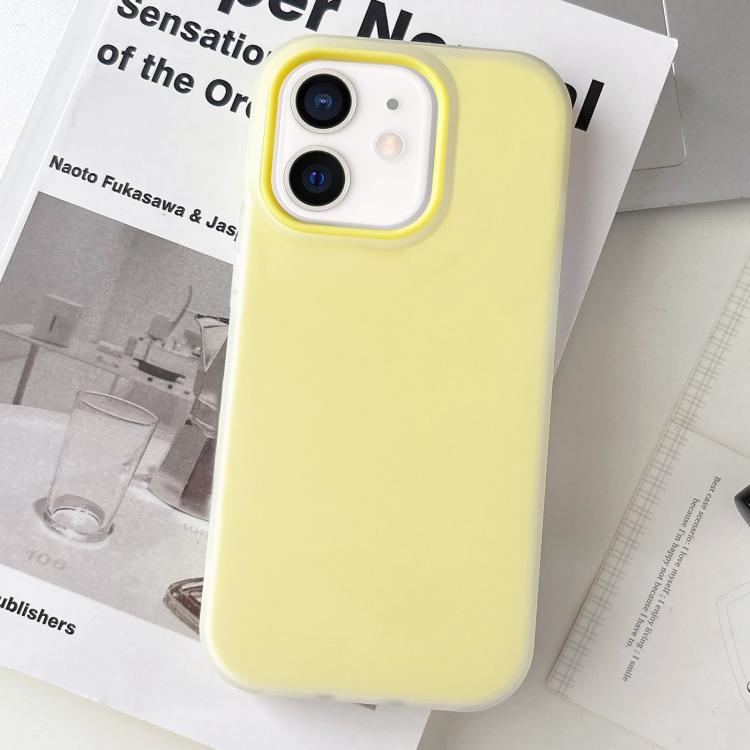 果凍色霧面觸感 PC 混合 TPU 手機殼，適用於 iPhone 12 Pro Max、iPhone 12 Pro、iPhone 11