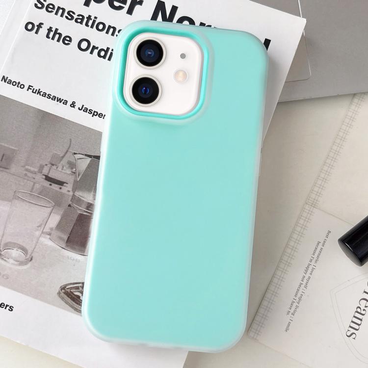 果凍色霧面觸感 PC 混合 TPU 手機殼，適用於 iPhone 12 Pro Max、iPhone 12 Pro、iPhone 11