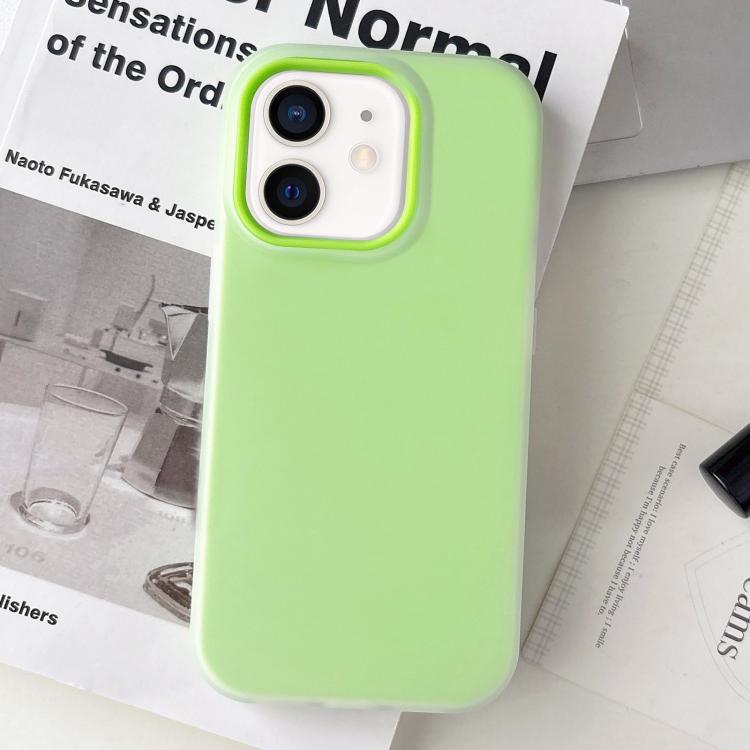 果凍色霧面觸感 PC 混合 TPU 手機殼，適用於 iPhone 12 Pro Max、iPhone 12 Pro、iPhone 11