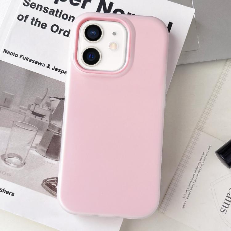 果凍色霧面觸感 PC 混合 TPU 手機殼，適用於 iPhone 12 Pro Max、iPhone 12 Pro、iPhone 11