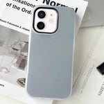 果凍色霧面觸感 PC 混合 TPU 手機殼，適用於 iPhone 12 Pro Max、iPhone 12 Pro、iPhone 11