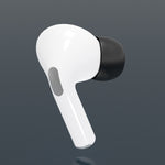 6 對無線耳機可更換矽膠耳塞 適用 AirPods Pro，附收納盒，矽膠白色