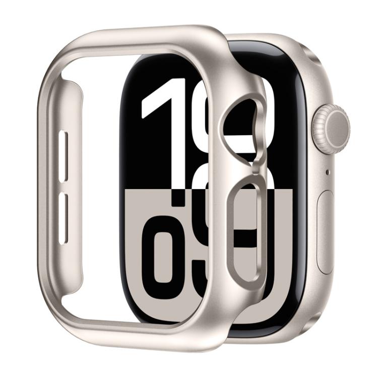xDfind PC 磨砂空心半覆蓋錶殼，適用於 Apple Watch Series 6 / 5 / 4 / SE 44mm，適用於 Apple Watch Series 6 / 5 / 4 / SE 40mm，適用於 Apple Watch Series 11 46mm / 10 46mm，適用於 Apple Watch Series 11 42mm / 10 42mm