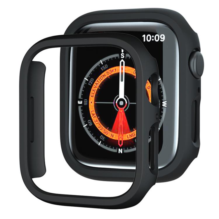 xDfind PC 磨砂空心半覆蓋錶殼，適用於 Apple Watch Series 6 / 5 / 4 / SE 44mm，適用於 Apple Watch Series 6 / 5 / 4 / SE 40mm，適用於 Apple Watch Series 11 46mm / 10 46mm，適用於 Apple Watch Series 11 42mm / 10 42mm