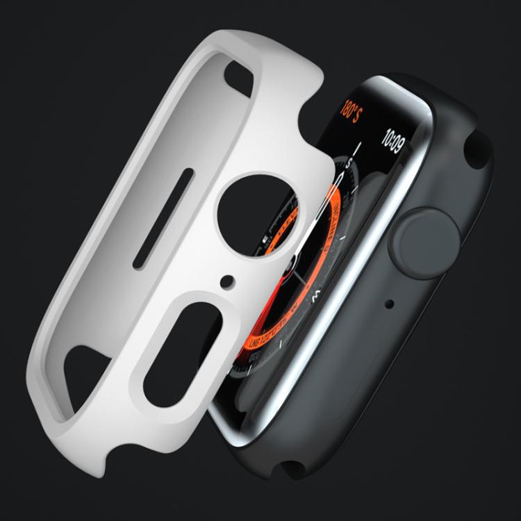 xDfind PC 磨砂空心半覆蓋錶殼，適用於 Apple Watch Series 6 / 5 / 4 / SE 44mm，適用於 Apple Watch Series 6 / 5 / 4 / SE 40mm，適用於 Apple Watch Series 11 46mm / 10 46mm，適用於 Apple Watch Series 11 42mm / 10 42mm