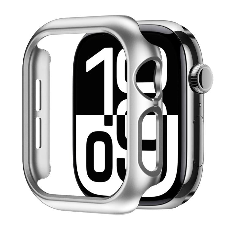 xDfind PC 磨砂空心半覆蓋錶殼，適用於 Apple Watch Series 6 / 5 / 4 / SE 44mm，適用於 Apple Watch Series 6 / 5 / 4 / SE 40mm，適用於 Apple Watch Series 11 46mm / 10 46mm，適用於 Apple Watch Series 11 42mm / 10 42mm