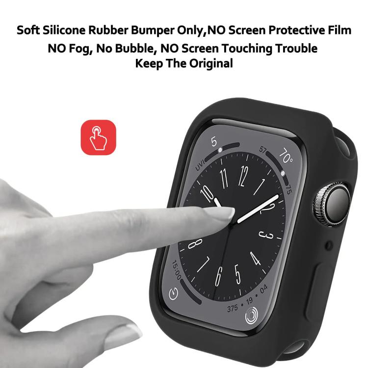 xDfind Candy TPU 錶殼，適用於 Apple Watch Series 6 / 5 / 4 / SE 44mm，適用於 Apple Watch Series 6 / 5 / 4 / SE 40mm，適用於 Apple Watch Series 9 / 8 / 7 45mm，適用於 Apple Watch Series 9 / 8 / 7 41mm