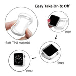 xDfind Candy TPU 錶殼，適用於 Apple Watch Series 6 / 5 / 4 / SE 44mm，適用於 Apple Watch Series 6 / 5 / 4 / SE 40mm，適用於 Apple Watch Series 9 / 8 / 7 45mm，適用於 Apple Watch Series 9 / 8 / 7 41mm