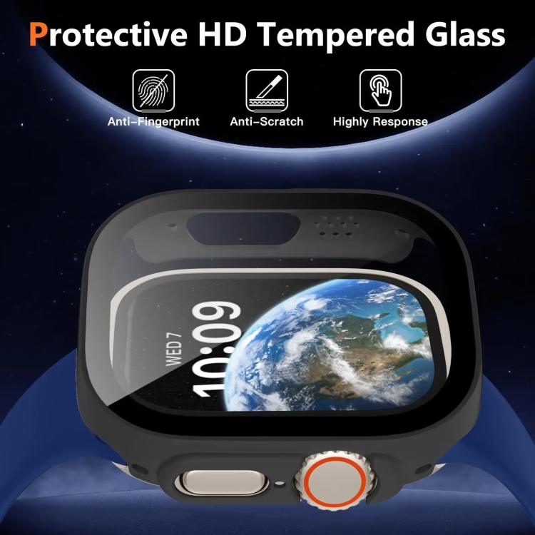 xDfind 鋼化玻璃膜一體成型 PC 錶殼，適用於 Apple Watch Series 3 / 2 / 1 42mm