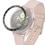 智慧手錶鋼製錶圈，E 版本，適用於 Samsung Galaxy Watch 3 41mm，適用於 Samsung Galaxy Watch 3 45mm