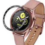 智慧手錶鋼製錶圈，E 版本，適用於 Samsung Galaxy Watch 3 41mm，適用於 Samsung Galaxy Watch 3 45mm