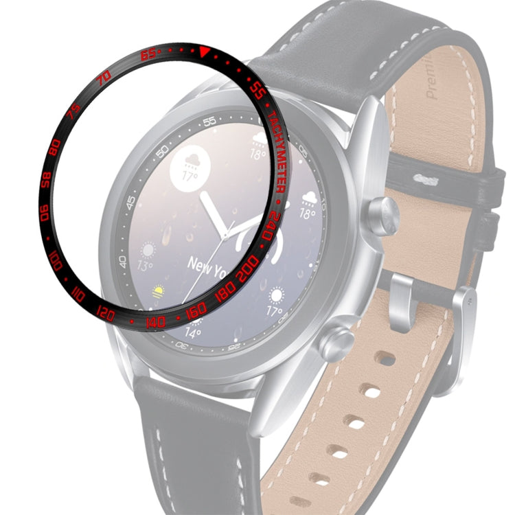 智慧手錶鋼製錶圈，E 版本，適用於 Samsung Galaxy Watch 3 41mm，適用於 Samsung Galaxy Watch 3 45mm
