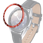 智慧手錶鋼製錶圈，E 版本，適用於 Samsung Galaxy Watch 3 41mm，適用於 Samsung Galaxy Watch 3 45mm
