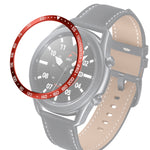 智慧手錶鋼製錶圈，E 版本，適用於 Samsung Galaxy Watch 3 41mm，適用於 Samsung Galaxy Watch 3 45mm