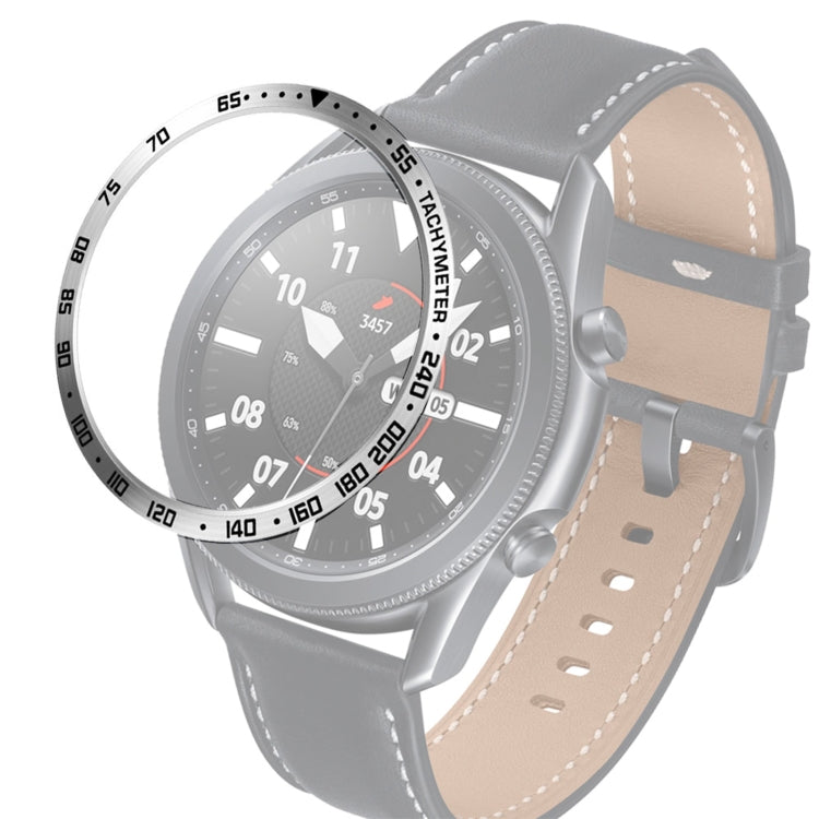 智慧手錶鋼製錶圈，E 版本，適用於 Samsung Galaxy Watch 3 41mm，適用於 Samsung Galaxy Watch 3 45mm