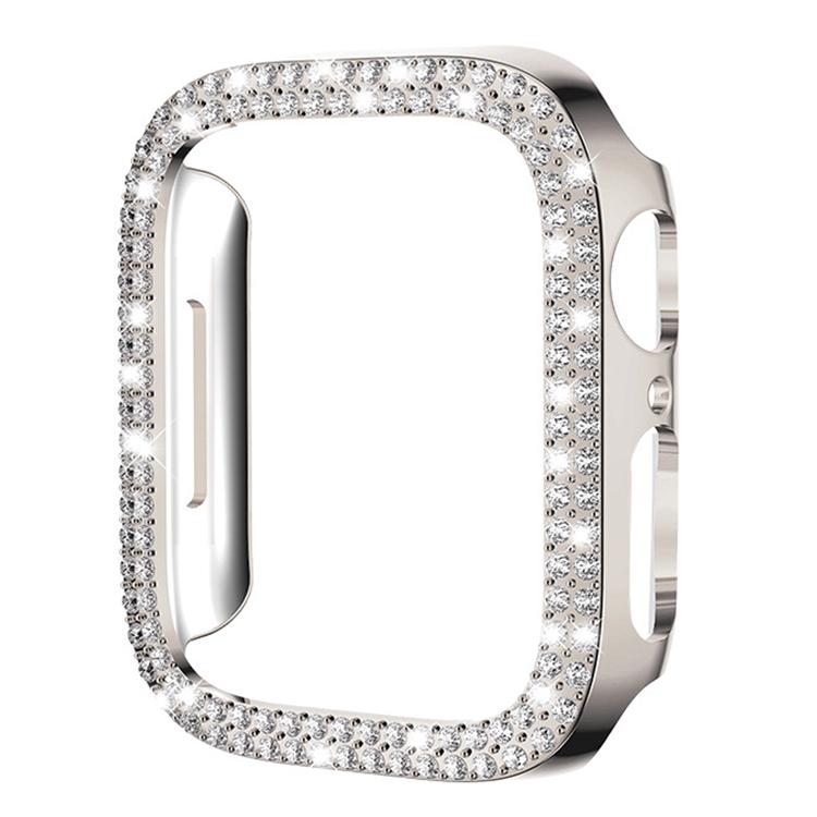 xDfind Double Row Diamond Hollow PC Watch Cover, For Apple Watch Series 6 / 5 / 4 / SE 44mm, For Apple Watch Series 6 / 5 / 4 / SE 40mm, For Apple Watch Series 11 46mm / 10 46mm, For Apple Watch Series 11 42mm / 10 42mm                                 ...
