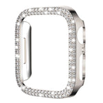 xDfind Double Row Diamond Hollow PC Watch Cover, For Apple Watch Series 6 / 5 / 4 / SE 44mm, For Apple Watch Series 6 / 5 / 4 / SE 40mm, For Apple Watch Series 11 46mm / 10 46mm, For Apple Watch Series 11 42mm / 10 42mm                                 ...