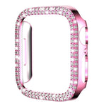 xDfind Double Row Diamond Hollow PC Watch Cover, For Apple Watch Series 6 / 5 / 4 / SE 44mm, For Apple Watch Series 6 / 5 / 4 / SE 40mm, For Apple Watch Series 11 46mm / 10 46mm, For Apple Watch Series 11 42mm / 10 42mm                                 ...