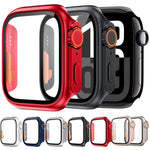 xDfind 換成 Ultra 49mm 鋼化玻璃膜一體成型 PC 錶殼，適用於 Apple Watch Series 6 / 5 / 4 / SE 44mm，適用於 Apple Watch Series 6 / 5 / 4 / SE 40mm，適用於 Apple Watch Series 9 / 8 / 7 45mm，適用於 Apple Watch Series 9 / 8 / 7 41mm