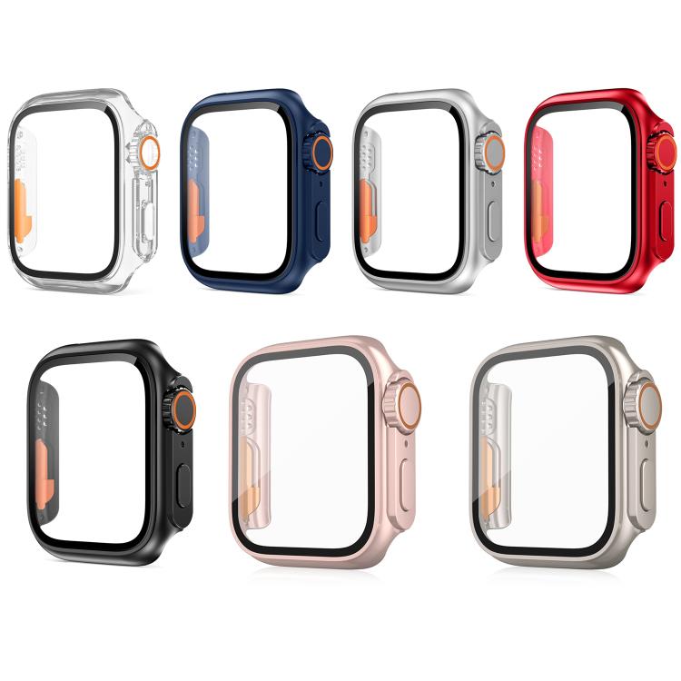 xDfind 換成 Ultra 49mm 鋼化玻璃膜一體成型 PC 錶殼，適用於 Apple Watch Series 6 / 5 / 4 / SE 44mm，適用於 Apple Watch Series 6 / 5 / 4 / SE 40mm，適用於 Apple Watch Series 9 / 8 / 7 45mm，適用於 Apple Watch Series 9 / 8 / 7 41mm