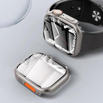 xDfind 換成 Ultra 49mm 鋼化玻璃膜一體成型 PC 錶殼，適用於 Apple Watch Series 6 / 5 / 4 / SE 44mm，適用於 Apple Watch Series 6 / 5 / 4 / SE 40mm，適用於 Apple Watch Series 9 / 8 / 7 45mm，適用於 Apple Watch Series 9 / 8 / 7 41mm