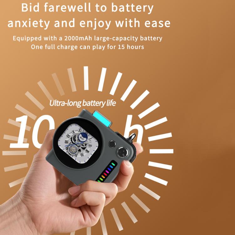 G300 智能 LED 螢幕便攜藍牙 5.4 無線喇叭，G300（灰色）、G300（白色）