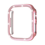 xDfind 單排鑽石鏤空 PC 錶殼，適用於 Apple Watch Series 11 46mm / 10 46mm，適用於 Apple Watch Series 11 42mm / 10 42mm