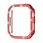 xDfind 單排鑽石鏤空 PC 錶殼，適用於 Apple Watch Series 11 46mm / 10 46mm，適用於 Apple Watch Series 11 42mm / 10 42mm