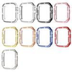 xDfind 單排鑽石鏤空 PC 錶殼，適用於 Apple Watch Series 11 46mm / 10 46mm，適用於 Apple Watch Series 11 42mm / 10 42mm