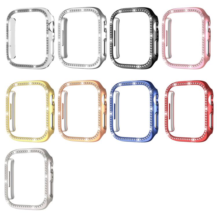 xDfind 單排鑽石鏤空 PC 錶殼，適用於 Apple Watch Series 11 46mm / 10 46mm，適用於 Apple Watch Series 11 42mm / 10 42mm