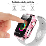 xDfind 單排鑽石鏤空 PC 錶殼，適用於 Apple Watch Series 11 46mm / 10 46mm，適用於 Apple Watch Series 11 42mm / 10 42mm