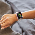 xDfind 單排鑽石鋼化玻璃膜一體成型 PC 錶殼，適用於 Apple Watch Series 9 / 8 / 7 45mm，適用於 Apple Watch Series 9 / 8 / 7 41mm，適用於 Apple Watch Series 3 / 2 / 1 38mm，適用於 Apple Watch Series 3 / 2 / 1 42mm