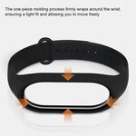 xDfind Solid Color Integrated Cover Silicone Watch Band, For Xiaomi Smart Band 10 / 9 / 8