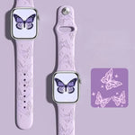 xDfind 3D 雷射雕刻矽膠錶帶，適用於 Apple Watch 42 / 44 / 45 / 46 / 49mm，適用於 Apple Watch 38 / 40 / 41 / S11 42mm