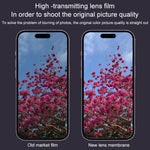 Silk Printed Large Arc Tempered Glass Back Camera Film, For iPhone 17 Pro Max, For iPhone 17 Pro, For iPhone Air