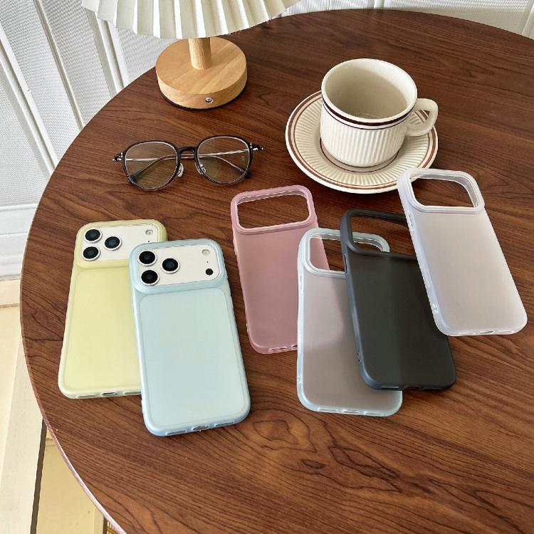磨砂半透明TPU全包覆手機殼，適用於iPhone 17 Pro Max、iPhone 17 Pro、iPhone 17、iPhone Air