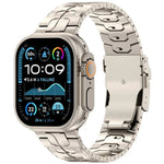 可拆卸安全扣鈦合金錶帶，適用於 Apple Watch 46mm / 49mm / 45mm / 44mm，適用於 Apple Watch 42mm / 41mm / 40mm / 38mm