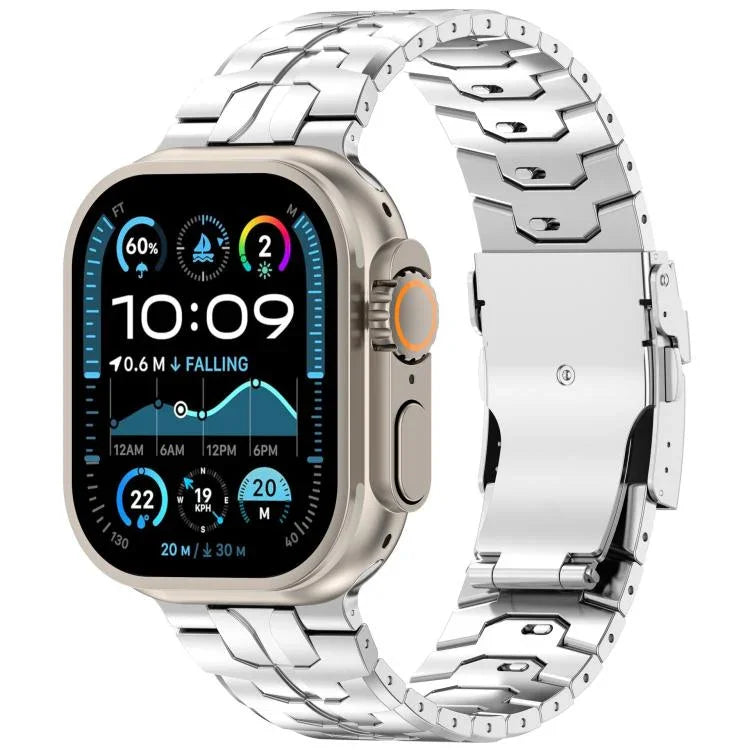 可拆卸安全扣鈦合金錶帶，適用於 Apple Watch 46mm / 49mm / 45mm / 44mm，適用於 Apple Watch 42mm / 41mm / 40mm / 38mm