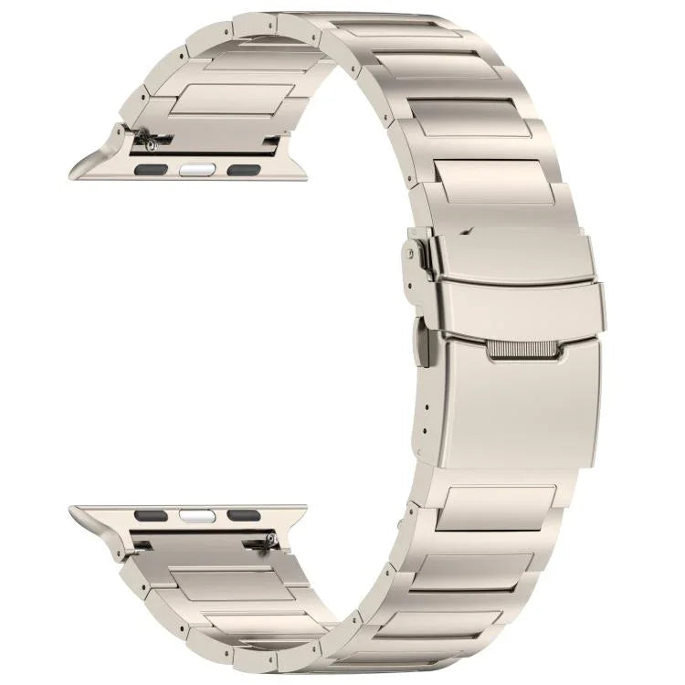 I型快速釋放安全扣鈦合金錶帶，適用於 Apple Watch 46mm / 49mm / 45mm / 44mm，適用於 Apple Watch 42mm / 41mm / 40mm / 38mm