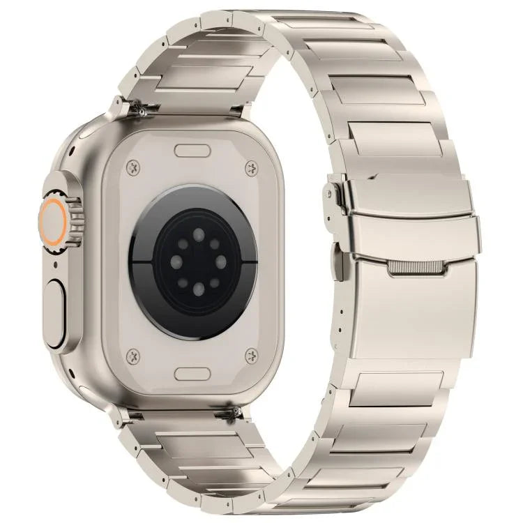 I型快速釋放安全扣鈦合金錶帶，適用於 Apple Watch 46mm / 49mm / 45mm / 44mm，適用於 Apple Watch 42mm / 41mm / 40mm / 38mm