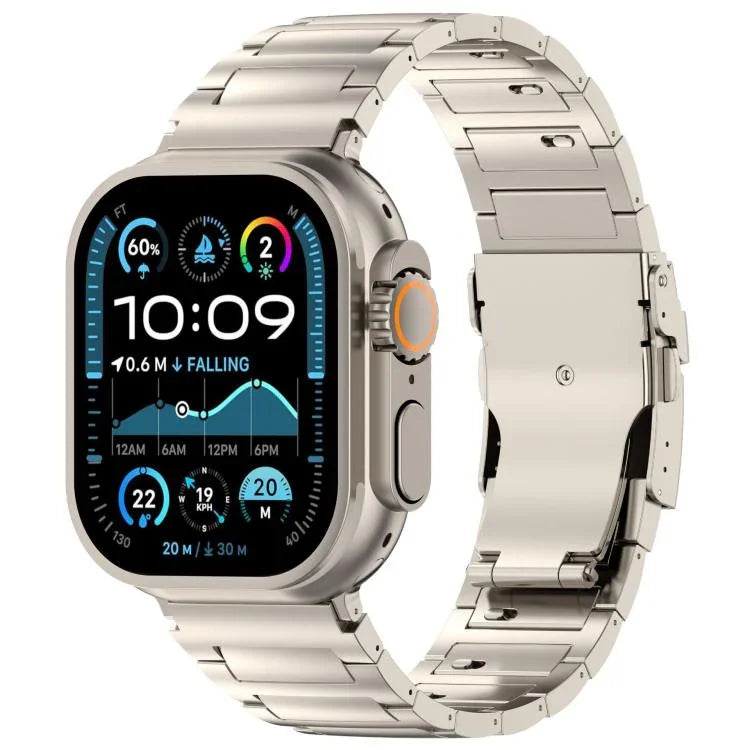 I型快速釋放安全扣鈦合金錶帶，適用於 Apple Watch 46mm / 49mm / 45mm / 44mm，適用於 Apple Watch 42mm / 41mm / 40mm / 38mm