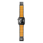 磁吸諾曼扣一體式單珠不鏽鋼錶帶，適用於 Apple Watch 46mm / 49mm / 45mm / 44mm