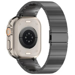 單珠快速釋放平扣鈦合金錶帶，適用於 Apple Watch 46mm / 49mm / 45mm / 44mm，適用於 Apple Watch 42mm / 41mm / 40mm / 38mm