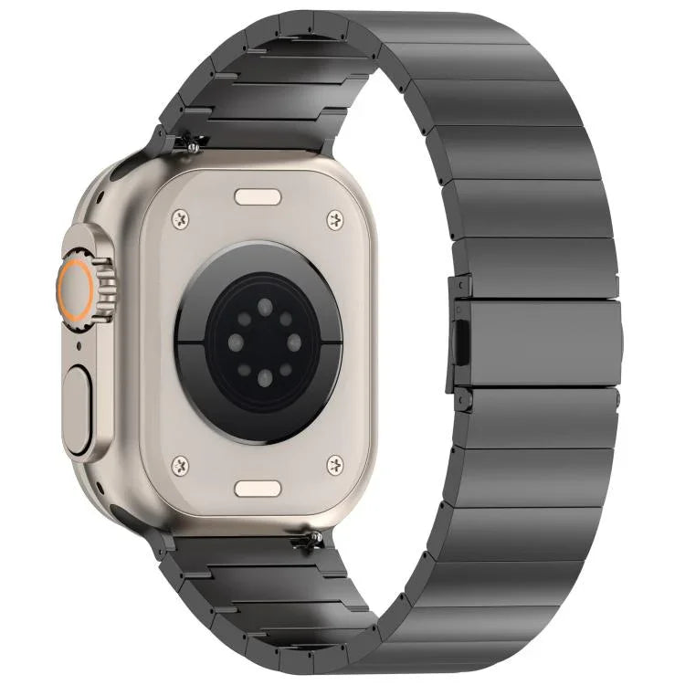 單珠快速釋放平扣鈦合金錶帶，適用於 Apple Watch 46mm / 49mm / 45mm / 44mm，適用於 Apple Watch 42mm / 41mm / 40mm / 38mm