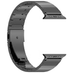 單珠快速釋放平扣鈦合金錶帶，適用於 Apple Watch 46mm / 49mm / 45mm / 44mm，適用於 Apple Watch 42mm / 41mm / 40mm / 38mm